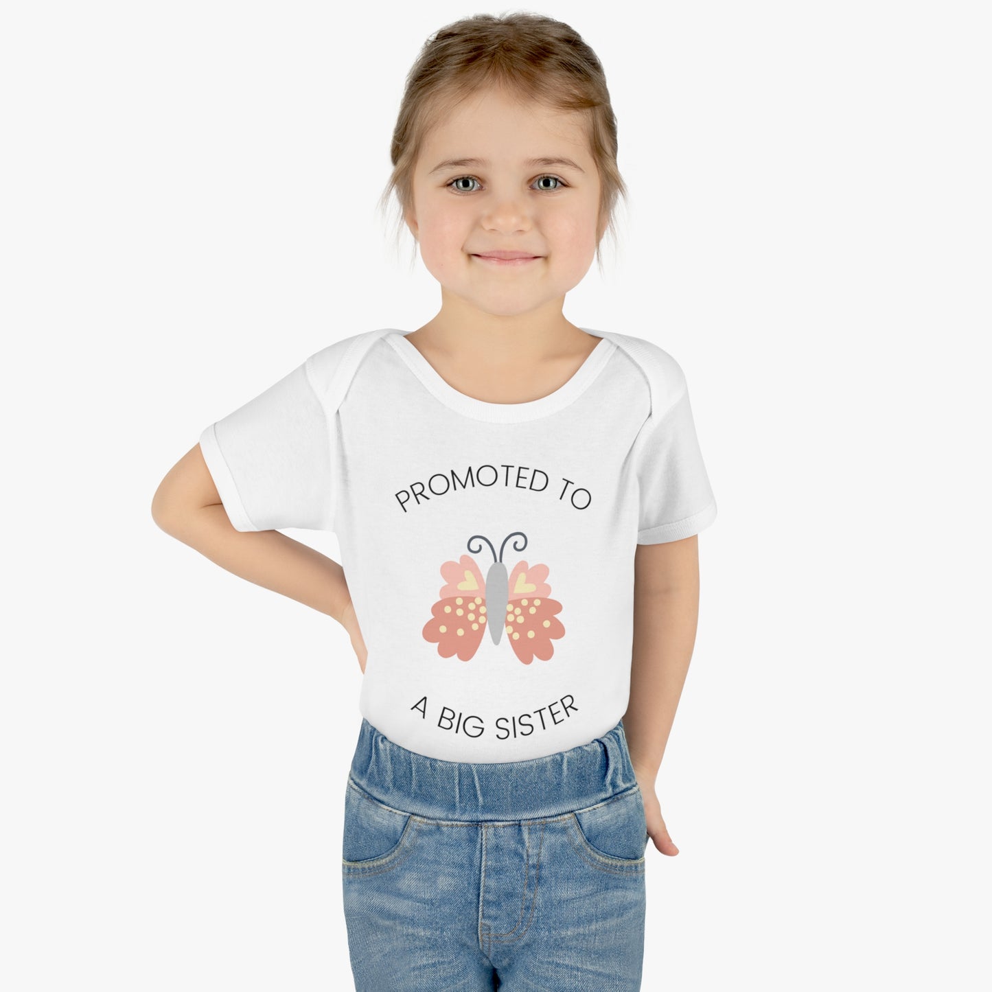 The New Big Sister Shirt Onesie | New Sibling Announcement | I'm the Big Sister Toddler Big Sister Gift Onesie