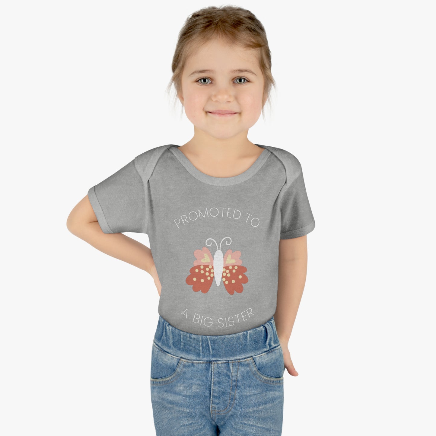 The New Big Sister Shirt Onesie | New Sibling Announcement | I'm the Big Sister Toddler Big Sister Gift Onesie