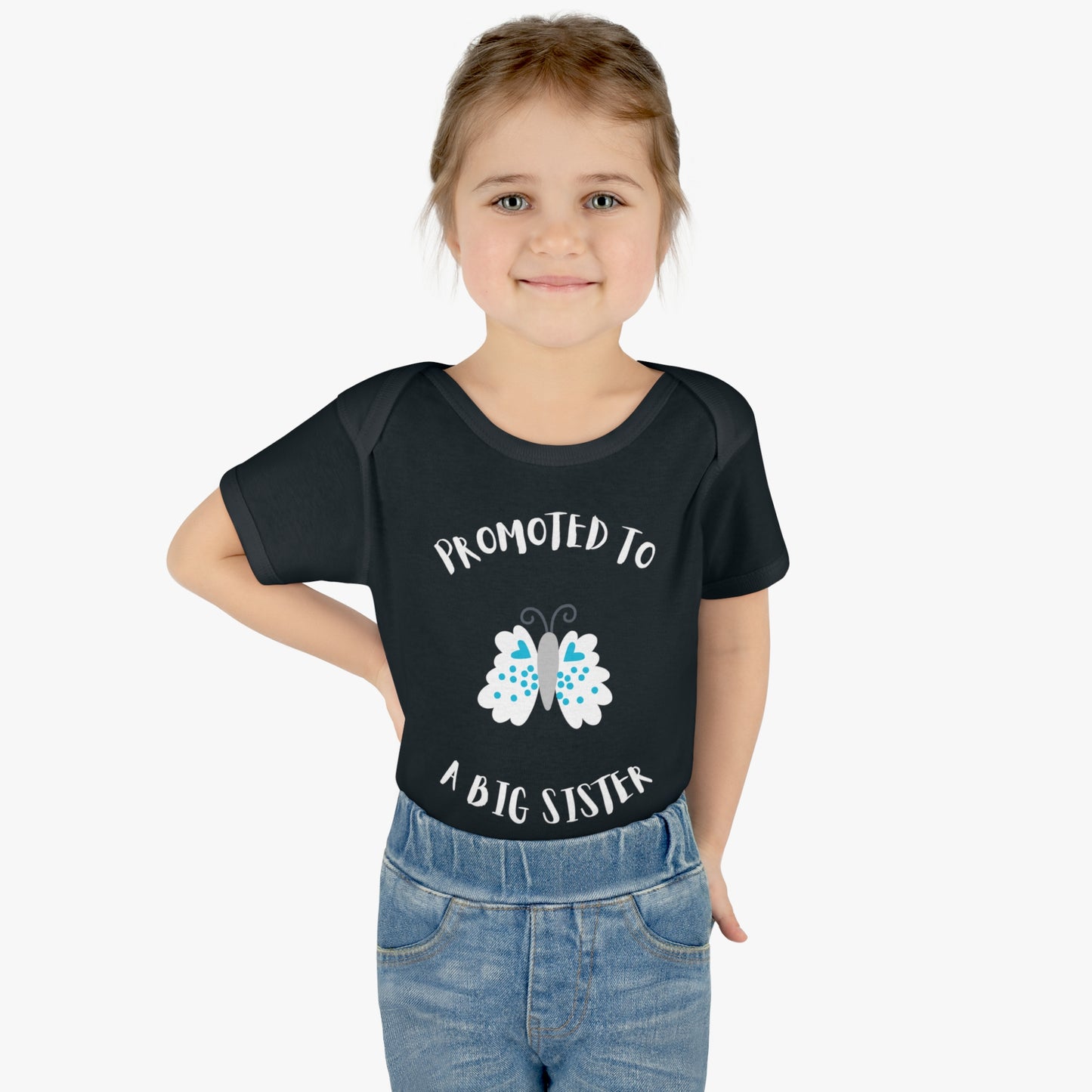 The New Big Sister Shirt Onesie | New Sibling Announcement | I'm the Big Sister Toddler Big Sister Gift Onesie