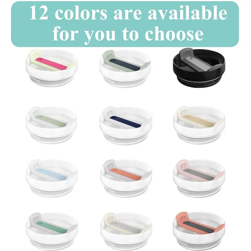 40oz Stanley Tumbler Lids in various colors compatible with MOST 40oz tumblers| For Stanley Spill Proof Splash Resistant Replacement Cover