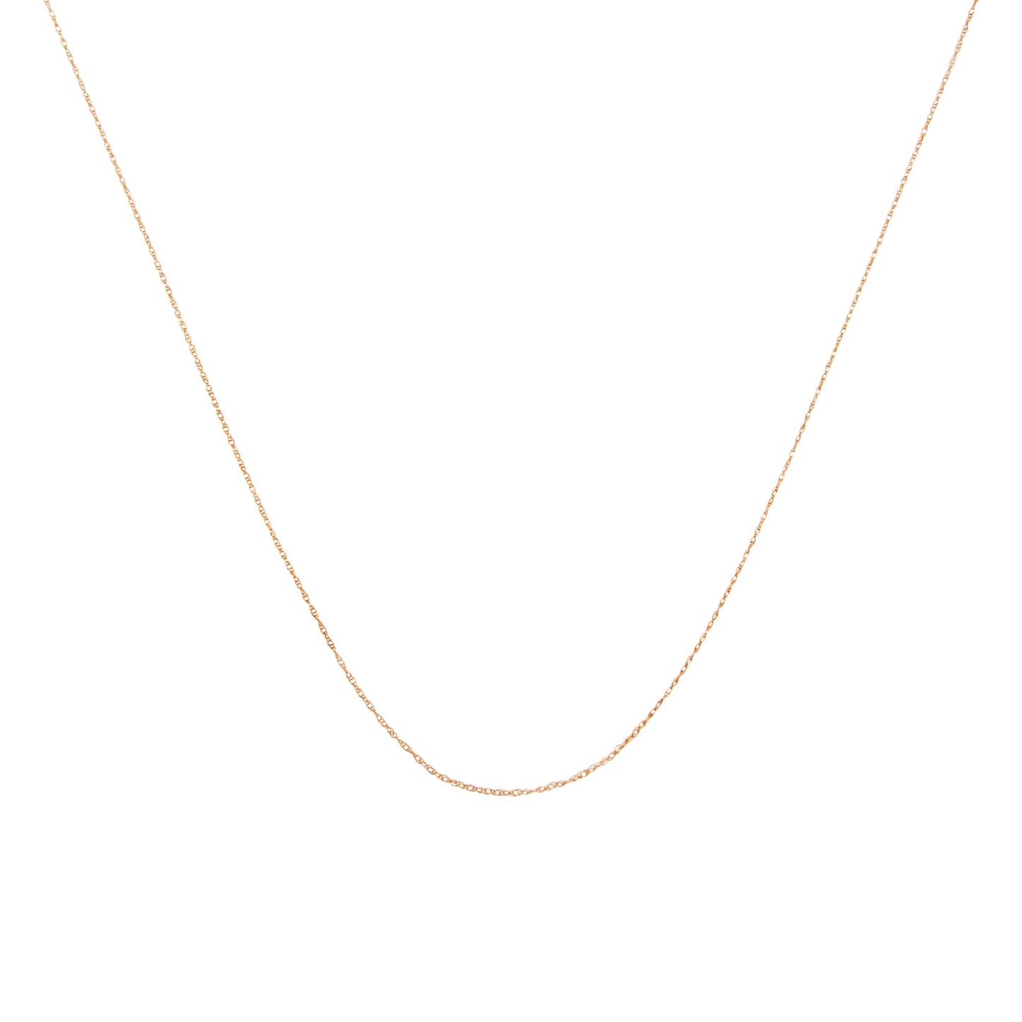 10K Genuine Gold Necklace various sizes | 10K White Gold Necklace, Yellow Gold Necklace, Rose Gold Necklace | Genuine Gold Chain Rope Necklace